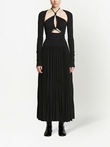 Proenza Schouler Geplooide jurk - Zwart