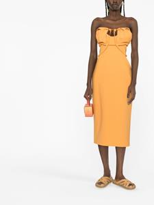 Jacquemus Mouwloze jurk - Oranje