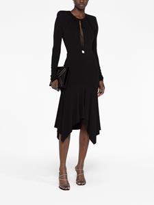 Alexandre Vauthier Midi-jurk met lange mouwen - Zwart