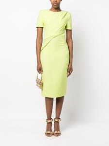 Roland Mouret Jurk met gedrapeerd detail - Groen