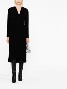 ISABEL MARANT Midi-jurk met lange mouwen - Zwart
