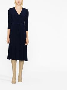 Lauren Ralph Lauren Jurk met gestrikte taille - Blauw