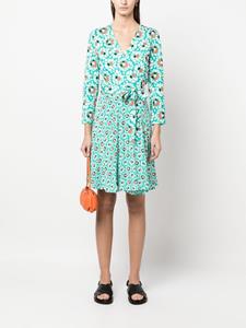 DVF Diane von Furstenberg Jurk met grafische print - Blauw