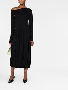 Lanvin Asymmetrische jurk - Zwart