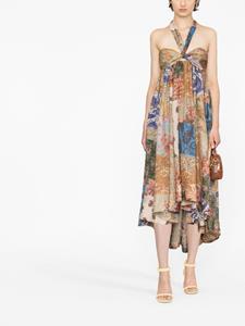 Zimmermann Devi jurk met paisley-print - Beige