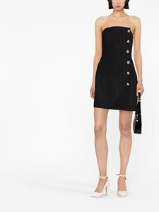 Alessandra Rich Strapless jurk - Zwart