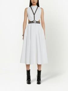 Alexander McQueen Mouwloze jurk - Wit