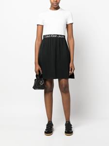 Calvin Klein Jeans Tweekleurige jurk - Wit