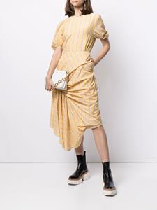 PushBUTTON Asymmetrische jurk - Geel