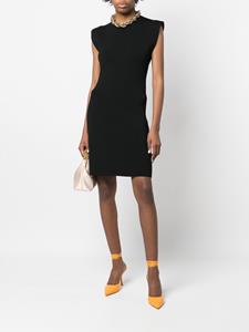 Yves Salomon Mouwloze jurk - Zwart