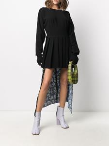 Natasha Zinko Geplooide jurk - Zwart
