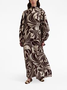 La DoubleJ Magnifico abstract-print dress - Wit