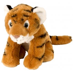 Wild Republic Pluche tijger knuffel 20 cm -
