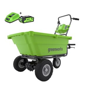 Greenworks 40V 2Ah kruiwagen