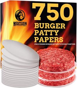 Mountain Grillers Burgerpresse, Burger Patty Papers