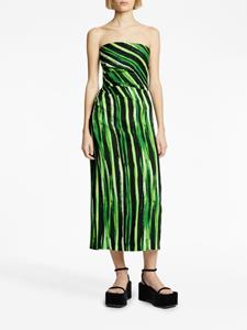 Proenza Schouler Strapless jurk - Groen