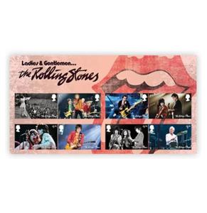 Fiftiesstore The Rolling Stones Special Stamps Set Royal Mail Postzegelset