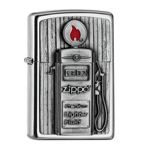 Fiftiesstore Zippo Aansteker Benzinepomp Embleem 3D