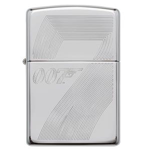 Fiftiesstore Zippo Aansteker James Bond 007 Zilver Design