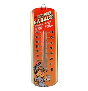 Fiftiesstore The Busted Knuckle Garage Mini Thermometer