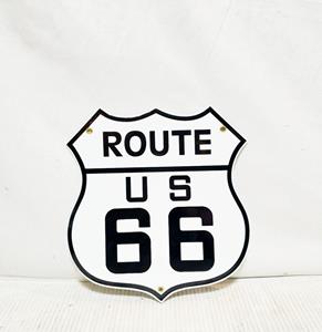 Fiftiesstore Route 66 US Emaille Bord