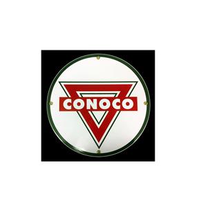 Fiftiesstore Conoco Logo Emaille Bord