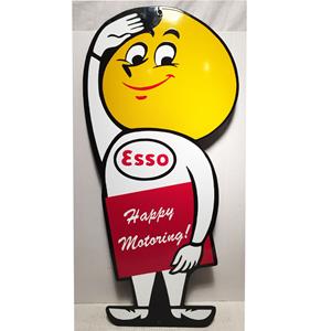 Fiftiesstore Esso Man Emaille Bord 80 x 38 cm