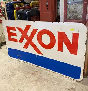 Fiftiesstore Exxon Origineel Benzinestation Bord USA 210 x 115 cm