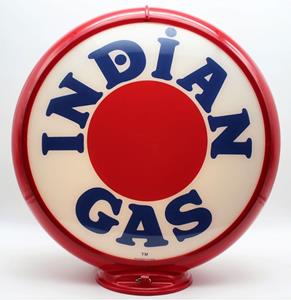 Fiftiesstore Indian Gas Red Dot Benzinepomp Bol