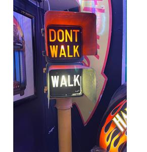 Fiftiesstore Walk Don't Walk Verkeerslicht - Origineel - Omgeving Chicago - Op Voet