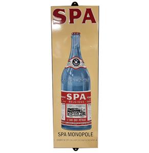 Fiftiesstore Spa Monopole Emaille Bord - 72 x 24 cm