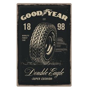 Fiftiesstore Good Year Double Eagle Metalen Bord 40 x 60 cm