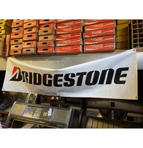 Fiftiesstore Bridgestone Vinyl Banner - Origineel - 243 x 70 cm