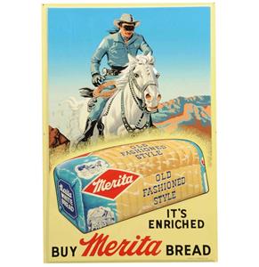 Fiftiesstore Buy Merita Bread Emaille Bord - 41 x 26 cm