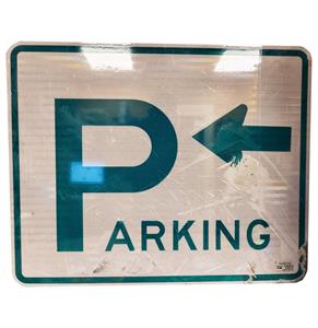 Fiftiesstore Parking Metalen Straatbord - Origineel - 76 x 62 cm