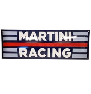 Fiftiesstore Martini Racing Emaille Bord - 60 x 20 cm