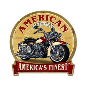 Fiftiesstore American Biker Zwaar Metalen Bord