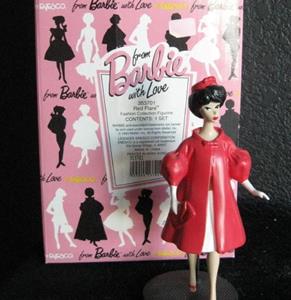 Fiftiesstore Barbie Beeldje 1962 Red Flare