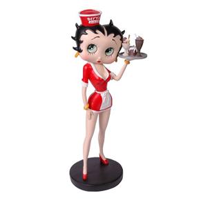 Fiftiesstore Betty Boop Diner Waitress Statue