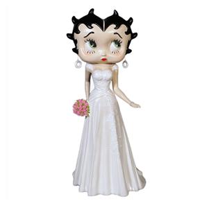 Fiftiesstore Betty Boop Wedding Dress Statue