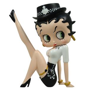 Fiftiesstore Betty Boop Zittende Politievrouw Beeldje