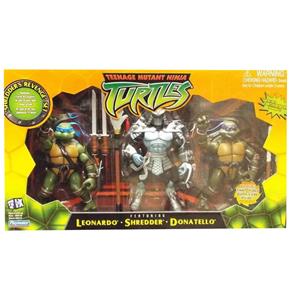 Fiftiesstore Teenage Mutant Ninja Turtles Shredder's Revenge Set Leonardo/Shredder/Donatello