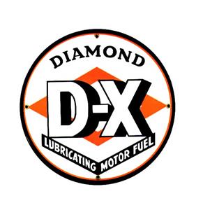 Fiftiesstore Diamond D-X Emaille Logo Bord 12 / 30 cm