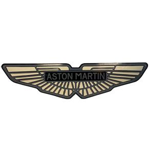 Fiftiesstore Aston Martin Logo Diecut Emaille Bord 70 x 18 cm