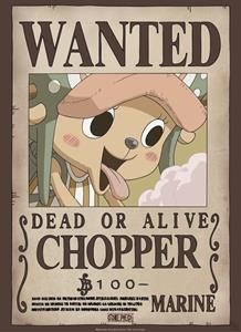 ABYstyle Poster One Piece Wanted Chopper 38x52cm