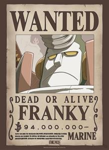ABYStyle One Piece Wanted Franky Poster 38x52cm