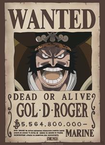 ABYstyle One Piece Wanted Gol D. Roger Poster 38x52cm