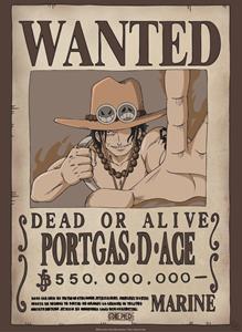 ABYStyle One Piece Wanted Ace Poster 38x52cm