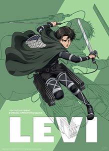 ABYStyle GBeye Attack On Titan Season 4 Levi Poster 38x52cm