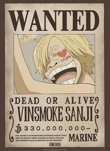 ABYStyle GBEye One Piece Wanted Sanji Poster 38x52cm